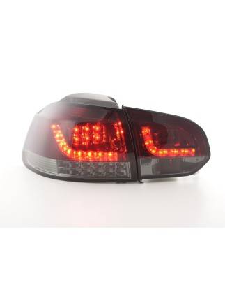 LED taillights set VW Golf 6 (1K) 08-13 red / black