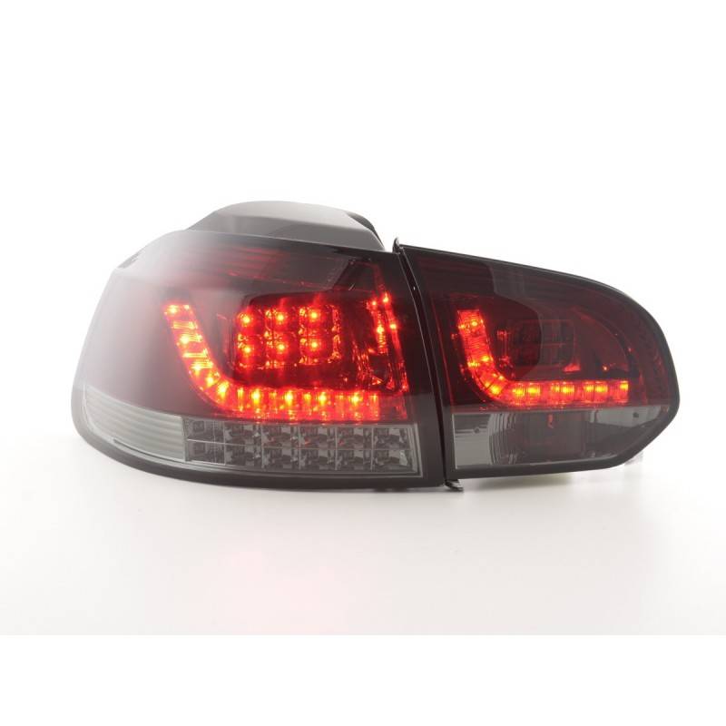 Kit feux arrière LED VW Golf 6 (1K) 08-13 rouge / noir