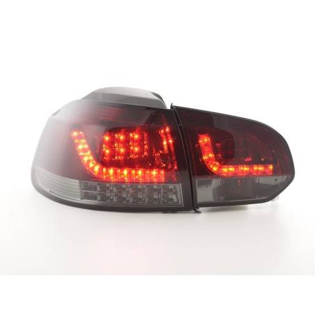 Kit feux arrière LED VW Golf 6 (1K) 08-13 rouge / noir