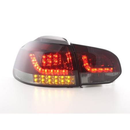 Kit feux arrière LED VW Golf 6 (1K) 08-13 rouge / noir