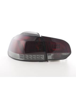 Kit feux arrière LED VW Golf 6 (1K) 08-13 rouge / noir