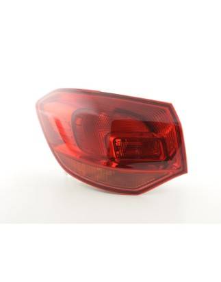 Spare parts rear light left Opel Astra J Kombi 10-12 red