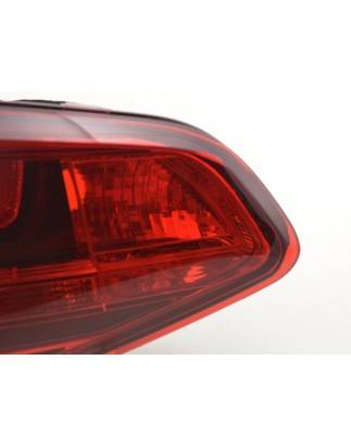 Wear parts rear light left VW Golf 7 from 2012 red / black