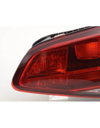 Wear parts rear light right VW Golf 7 from 2012 red / black