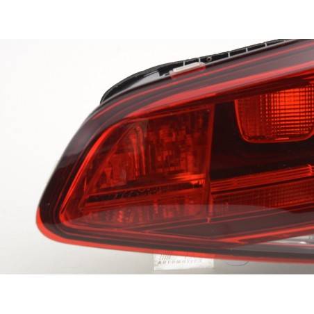 Wear parts rear light right VW Golf 7 from 2012 red / black