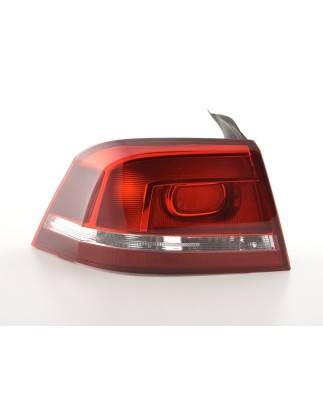 Spare parts rear light left VW Passat 3C Sedan 2010- red / clear