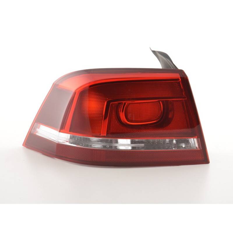 Spare parts rear light left VW Passat 3C Sedan 2010- red / clear