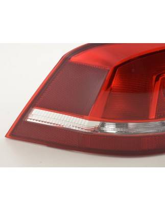 Spare parts rear light left VW Passat 3C Sedan 2010- red / clear