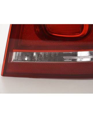 Wear parts tail light right VW Passat 3C Sedan 2010- red / clear