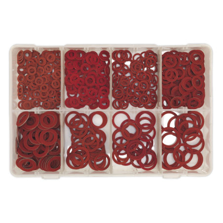 Fibre Washer Assortment 600pc - Metric