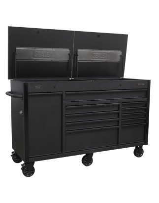 Mobile Tool Cabinet 1600mm with Power Tool Charging Drawer