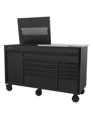 Mobile Tool Cabinet 1600mm with Power Tool Charging Drawer