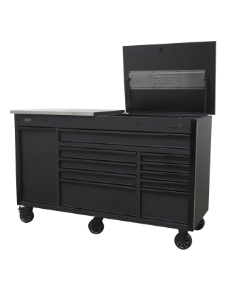 Mobile Tool Cabinet 1600mm with Power Tool Charging Drawer