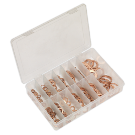 Copper Sealing Washer Assortment 250pc - Metric