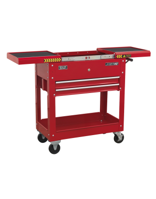 Mobile Tool & Parts Trolley - Red