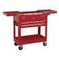 Mobile Tool & Parts Trolley - Red