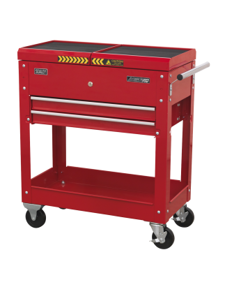 Mobile Tool & Parts Trolley - Red