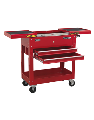 Mobile Tool & Parts Trolley - Red