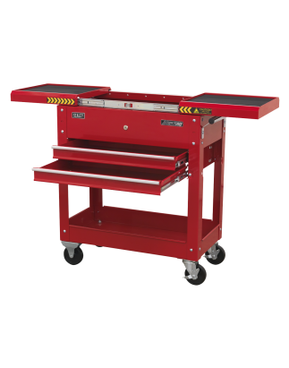 Mobile Tool & Parts Trolley - Red