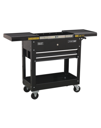 Mobile Tool & Parts Trolley - Black