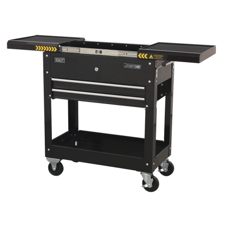 Mobile Tool & Parts Trolley - Black