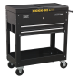 Mobile Tool & Parts Trolley - Black