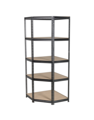 Corner Racking Unit 5 Level 150kg Capacity Per Level