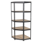 Corner Racking Unit 5 Level 150kg Capacity Per Level