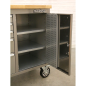 Mobile Stainless Steel Tool Cabinet 10 Drawer & Cupboard