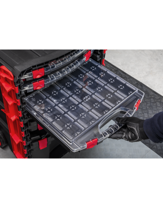 Professional Mobile Toolbox with 5 Removable Storage Cases