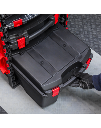 Professional Mobile Toolbox with 5 Removable Storage Cases