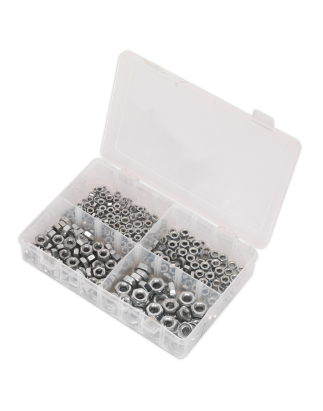 Steel Nut Assortment 370pc M5-M10 Metric