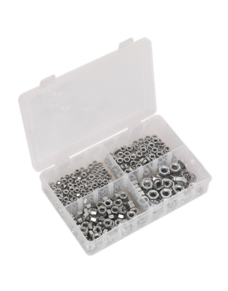 Steel Nut Assortment 370pc M5-M10 Metric