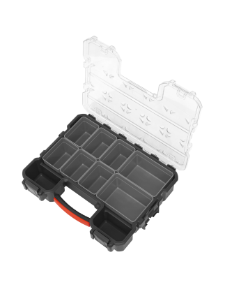 Parts Storage Case with Fixed & Removable Compartments