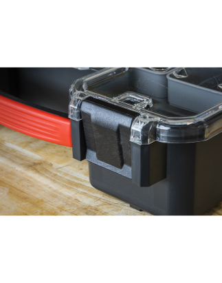 Parts Storage Case with Fixed & Removable Compartments