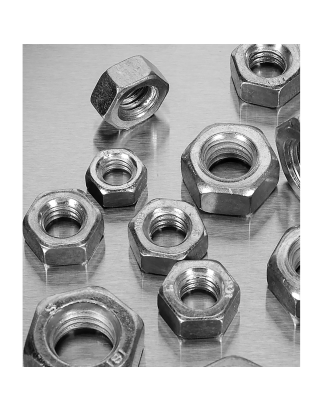 Assortiment d'écrous en acier 320pc 1/4"-1/2"UNC