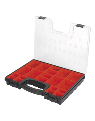 Parts Storage Case with 20 Removable Compartments