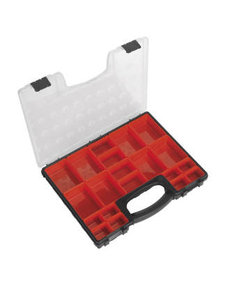 Parts Storage Case with 20 Removable Compartments