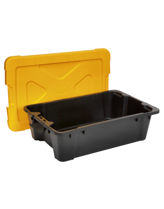 Composite Stackable Storage Box with Lid 27L