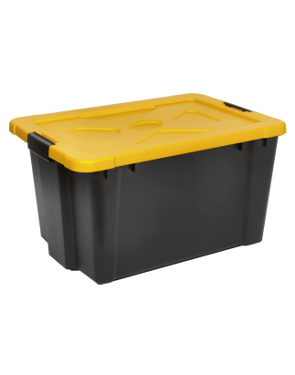 Composite Stackable Storage Box with Lid 54L