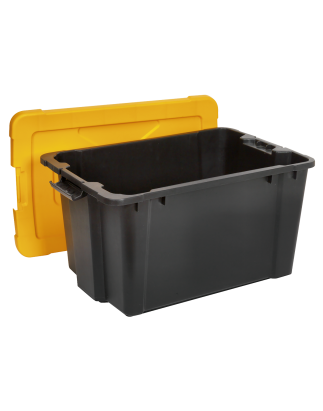 Composite Stackable Storage Box with Lid 54L