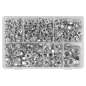 Flange Nut Assortment 390pc M5-M12 Serrated Metric