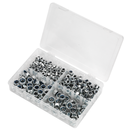 Nylon Locknut Assortment 300pc M6-M12 Metric