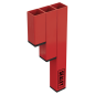 Magnetic Cable Tie Holder - Red