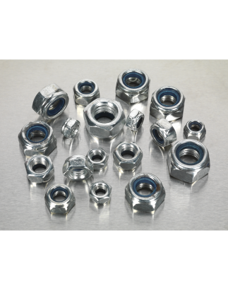 Nylon Locknut Assortment 300pc M6-M12 Metric