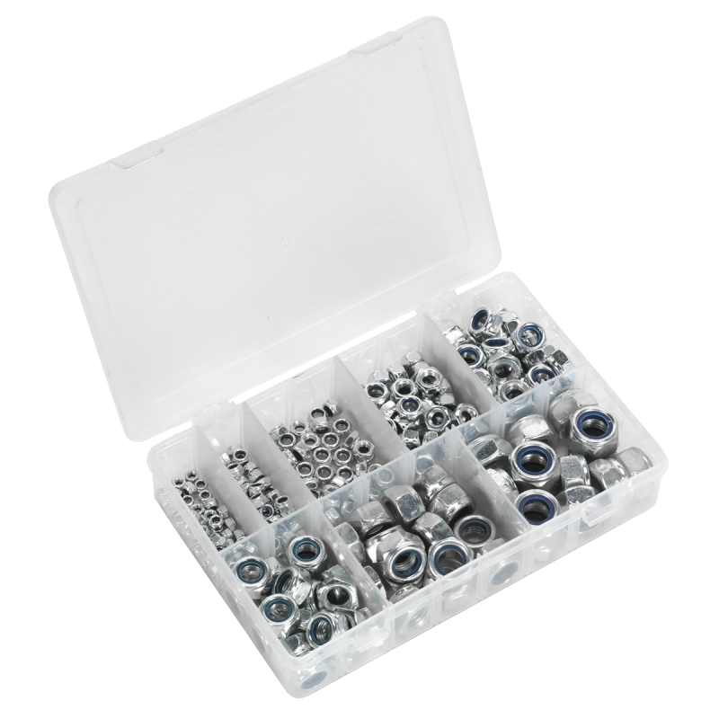 Nylon Locknut Assortment 255pc M4-M16