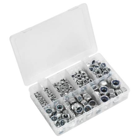 Nylon Locknut Assortment 255pc M4-M16