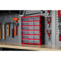 Cabinet Box 18 Drawer - Red/Black