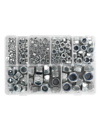 Nylon Locknut Assortment 255pc M4-M16