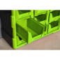 Cabinet Box 39 Drawer - Green/Black